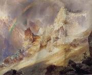 Thomas Moran Rainbow over the Grand Canyon of the Rellowstone Sweden oil painting artist